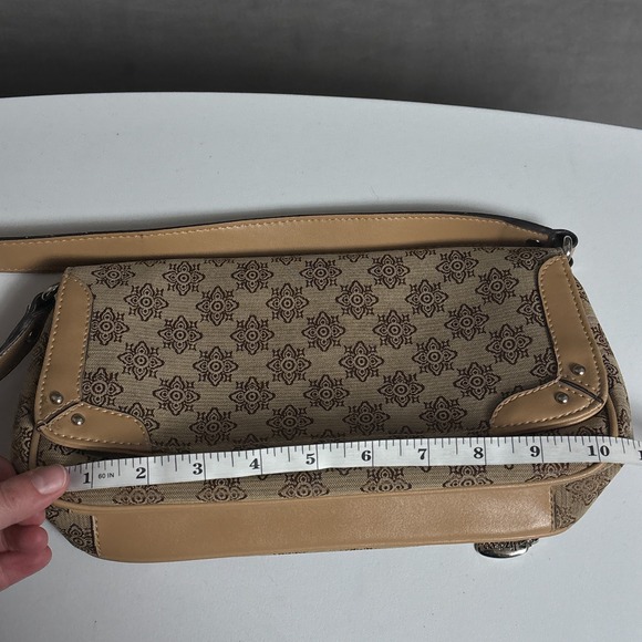 Vintage Liz & Co Baguette Brown Shoulder Bag Purse Small Retro 90s y2k - Picture 12 of 16